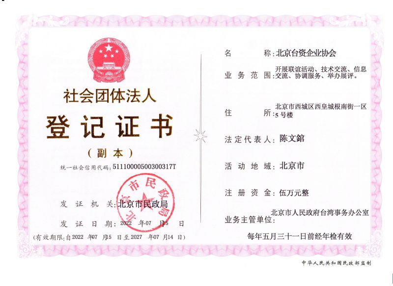 法人登记证